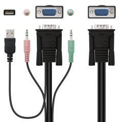 Nanocable KVM Switch VGA USB 1u-2PC+Cable - Imagen 6