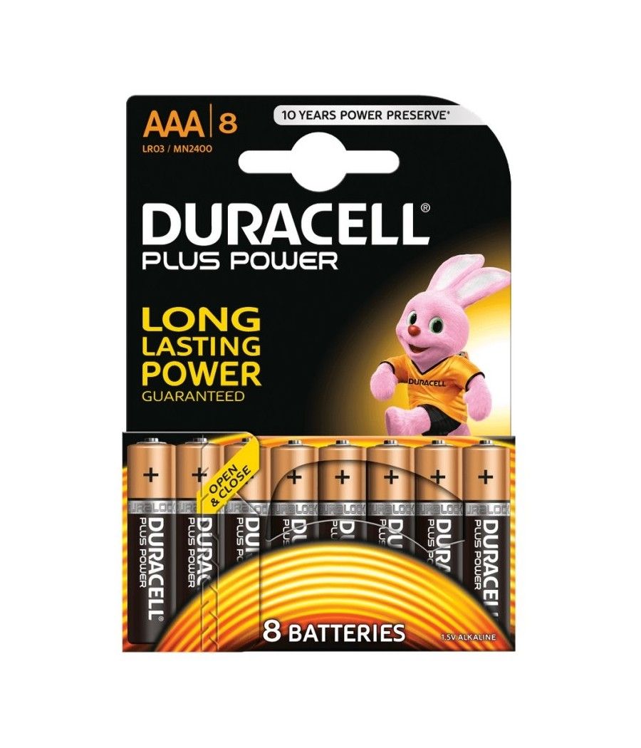 Duracell Plus Power Pila Alcalina AAA LR03 Pack 8 - Imagen 2