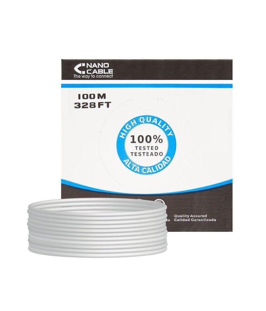 Nanocable Bobina Cable RJ45 CAT5 FTP Rigido 100M - Imagen 3