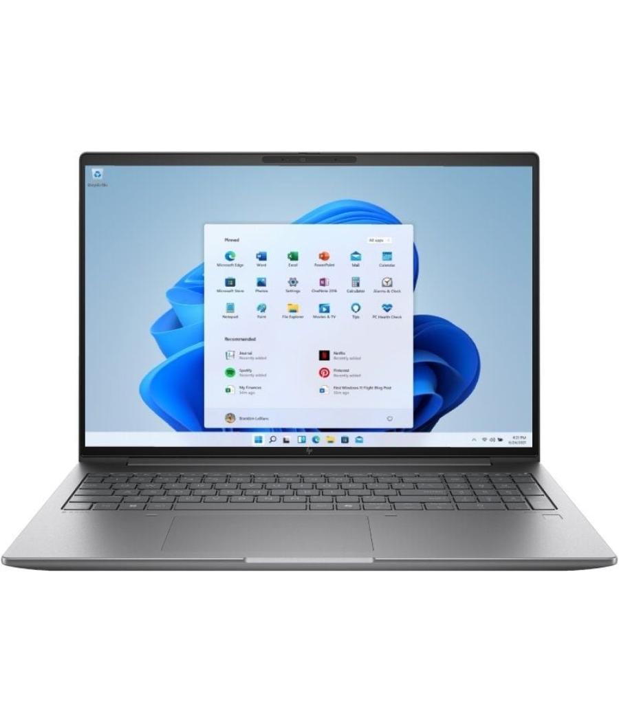 Portátil workstation hp zbook power g11 a3yu0et intel core ultra 9-185h/ 32gb/ 1tb ssd/ nvidia rtx 3000 ada/ 16'/ win11 pro