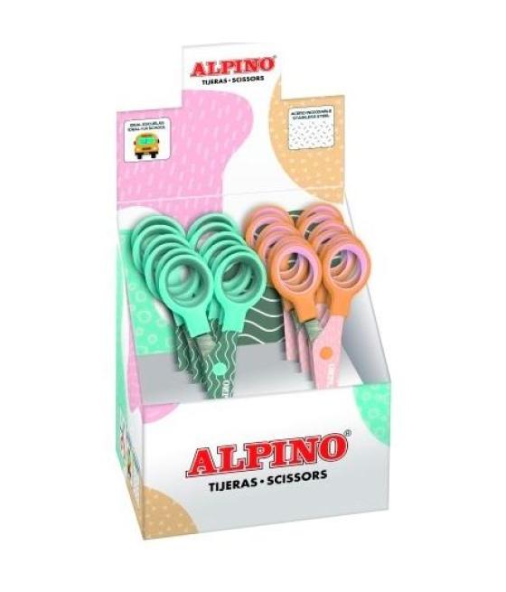 Alpino tijeras escolares pastel c/surtidos