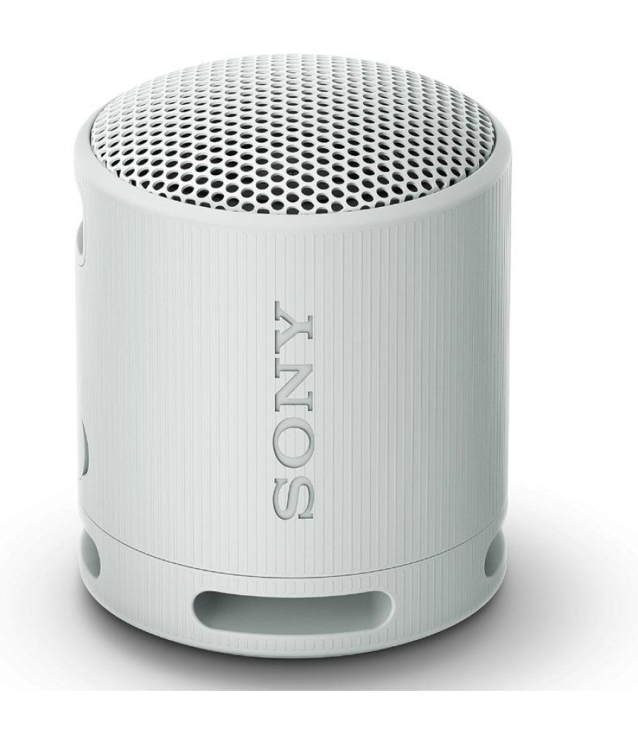 Altavoz portable con bluetooth sony xb100/ 2.0/ gris claro