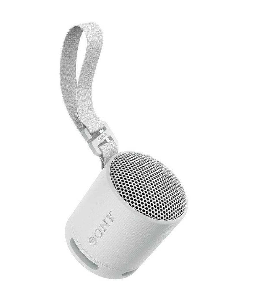 Altavoz portable con bluetooth sony xb100/ 2.0/ gris claro