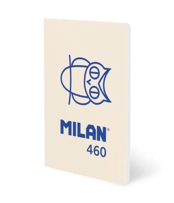Milan libreta grapada a5 24h papel blanco 95gr línea 7mm colección 460 since 1918 beige