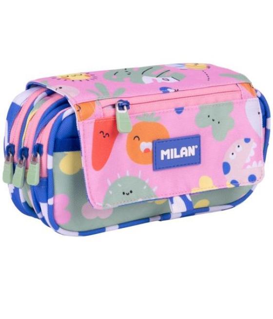 Milan portatodo 4 cremalleras con solapa serie especial green & grow