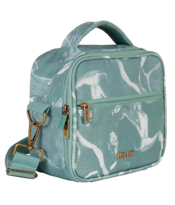 Milan bolsa isotérmica porta alimentos 3,5l con 3 recipientes serie lava verde