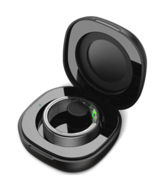 Anillo inteligente ksix saturn talla s/ ø18.9mm/ notificaciones/ frecuencia cardíaca/ negro