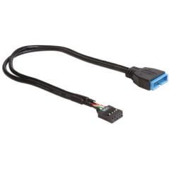 Delock Cable USB 2.0 Hembra/ USB 3.0 Macho - Imagen 2