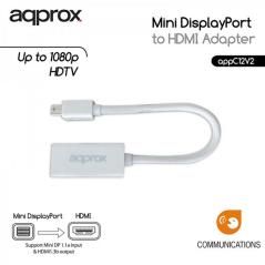 approx APPC12V2 Adaptador Mini Display Port a Hdmi - Imagen 2
