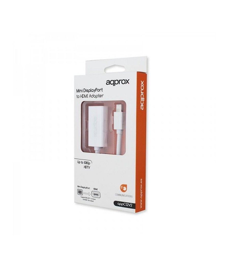 approx APPC12V2 Adaptador Mini Display Port a Hdmi - Imagen 3