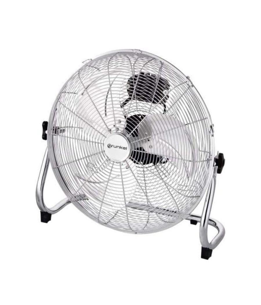Ventilador de suelo industrial grunkel met-h16industrial/ 90w/ 3 aspas 40cm/ 3 velocidades