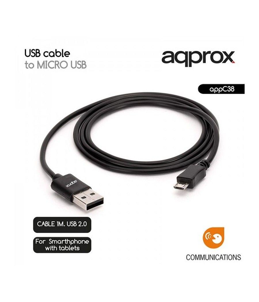 approx APPC38 Cable USB a Micro USB - Imagen 2