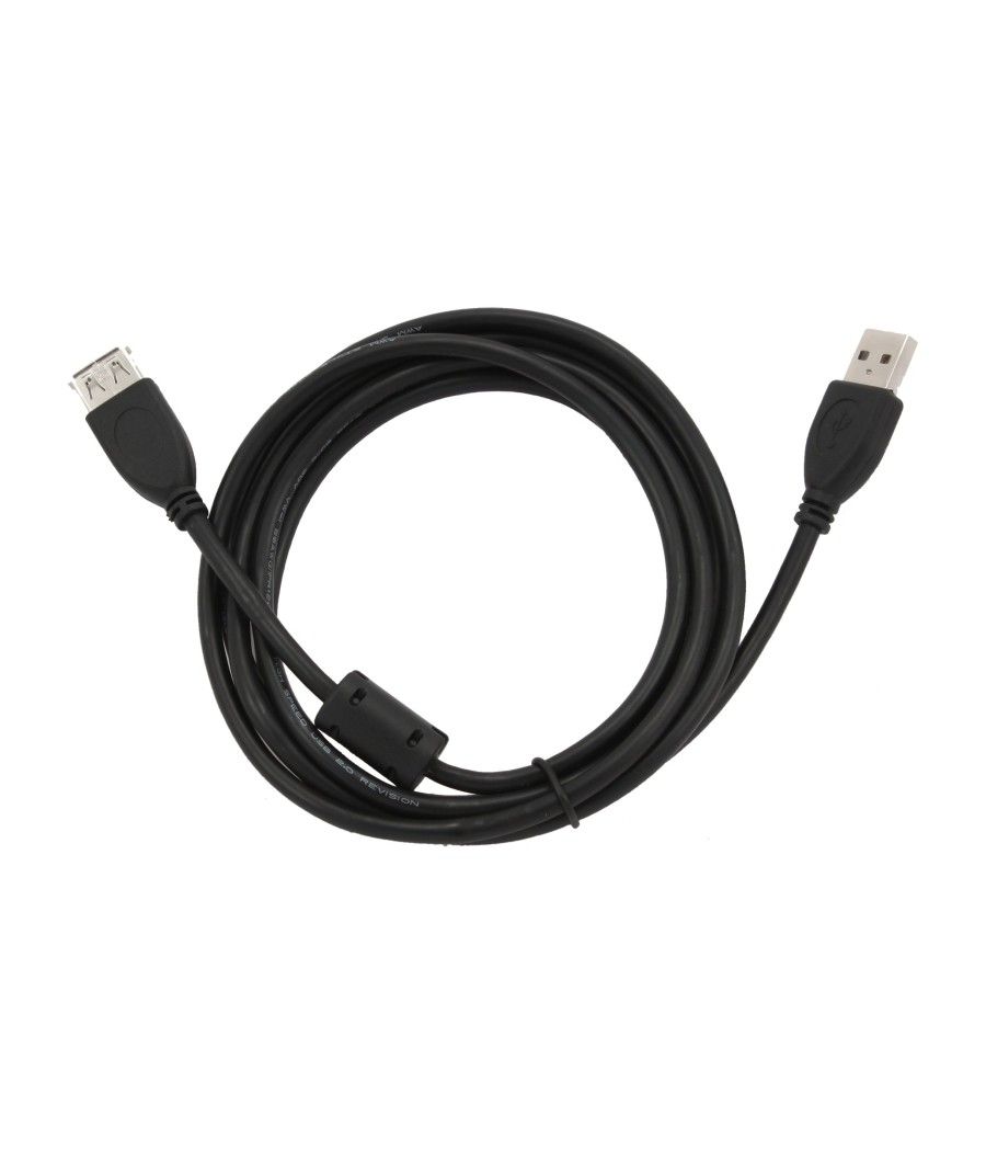 Gembird Cable USB 2.0  A/M-A/H 1,8 Mts Ngr Ferr - Imagen 2