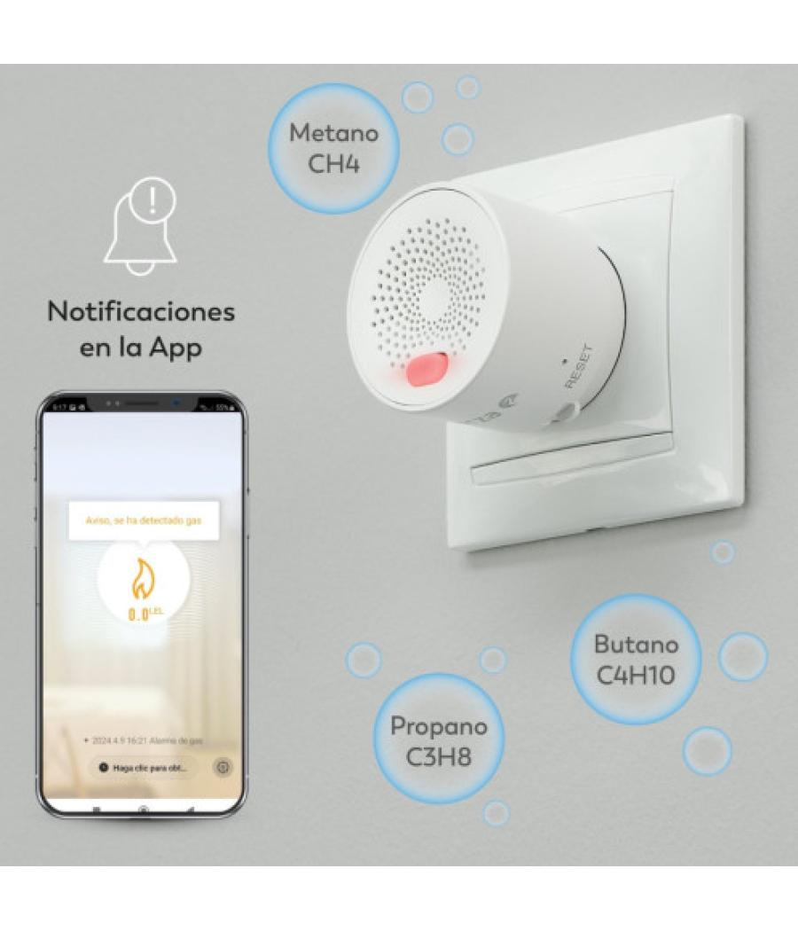 Detector de seguridad de gas smart wifi garza 401347c