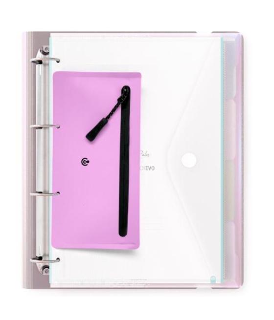 Carchivo estuche slim case para carpeblock 360 violeta