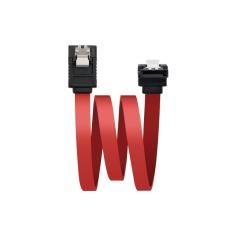 Nanocable Cable SATA acodado anclajes, Rojo, 0.5m - Imagen 5