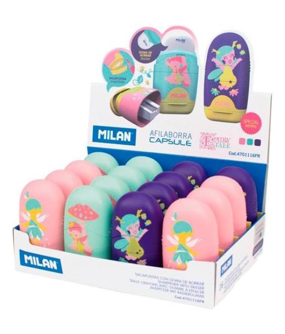 Milan afilaborra capsule serie especial fairy tale c/surtidos caja expositora 16 ud