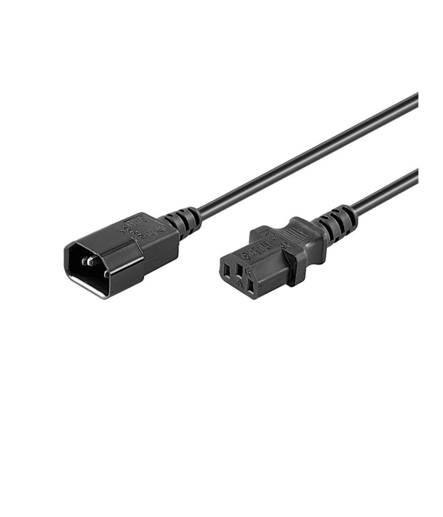 Ewent Cable alimentación VDE C14-C13, M/F, 1.80 m - Imagen 3