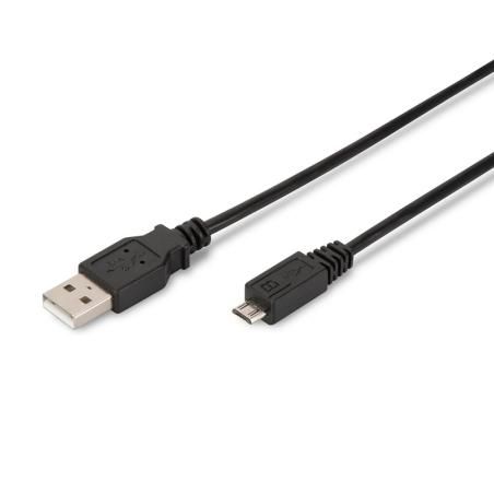 Ewent Cable USB 2.0  "A" M > Micro "B" M 0.5 m