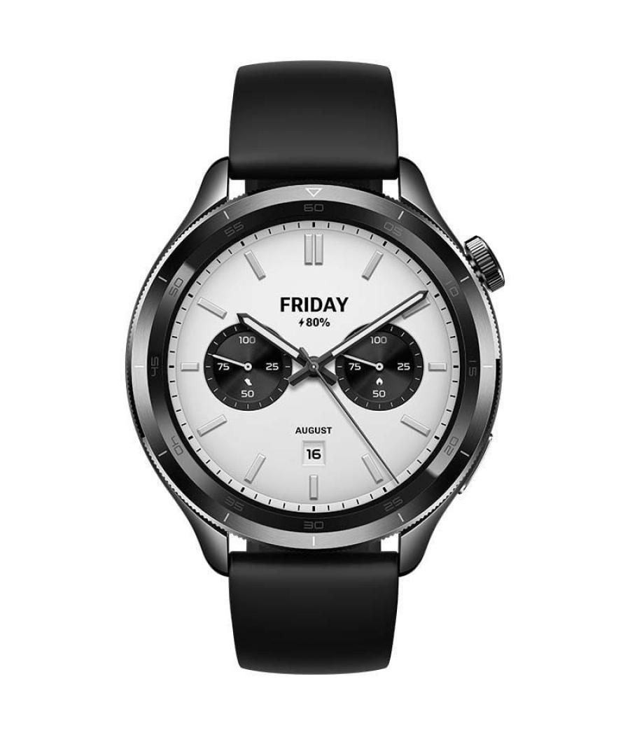 Smartwatch xiaomi watch s4/ notificaciones/ frecuencia cardíaca/ gps/ negro