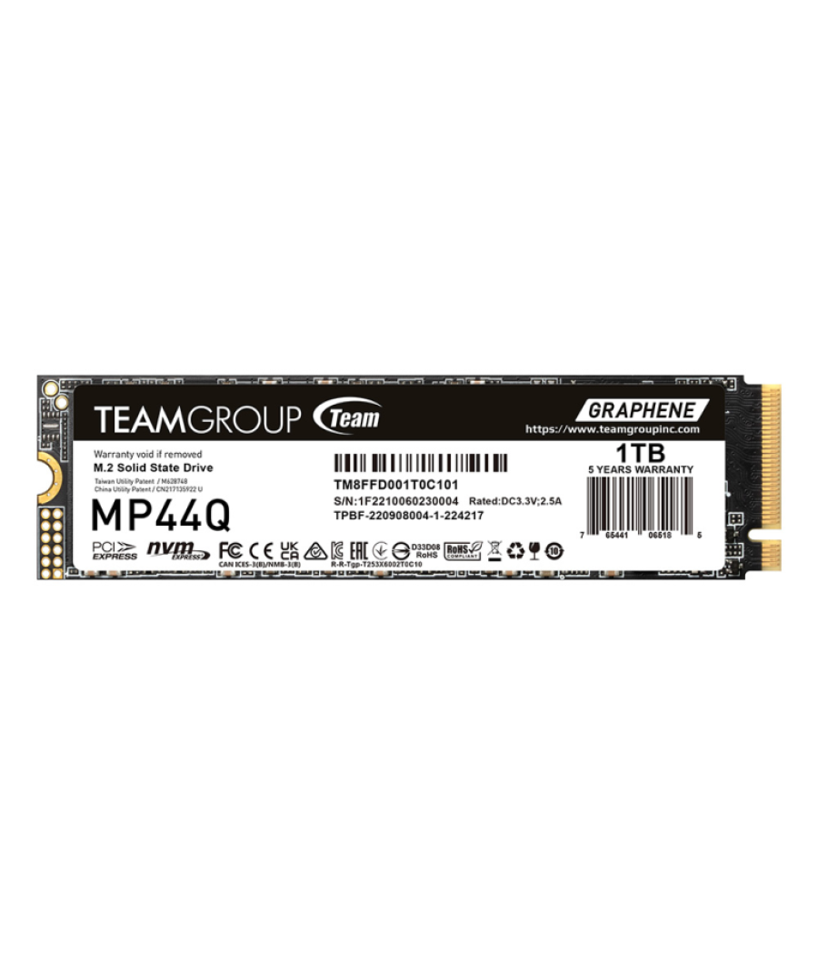 Ssd teamgroup team m.2-2280 pci-e mp44q 4tb
