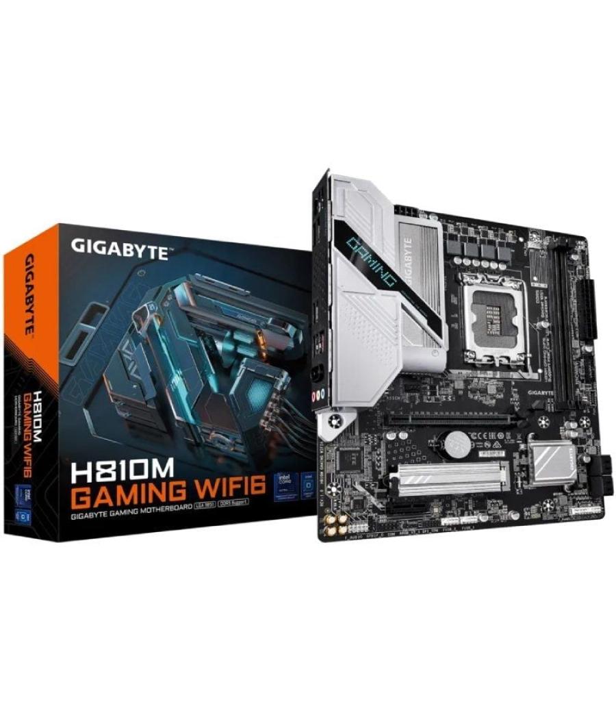 Placa base gigabyte h810m gaming wifi 6 socket 1851/ micro atx