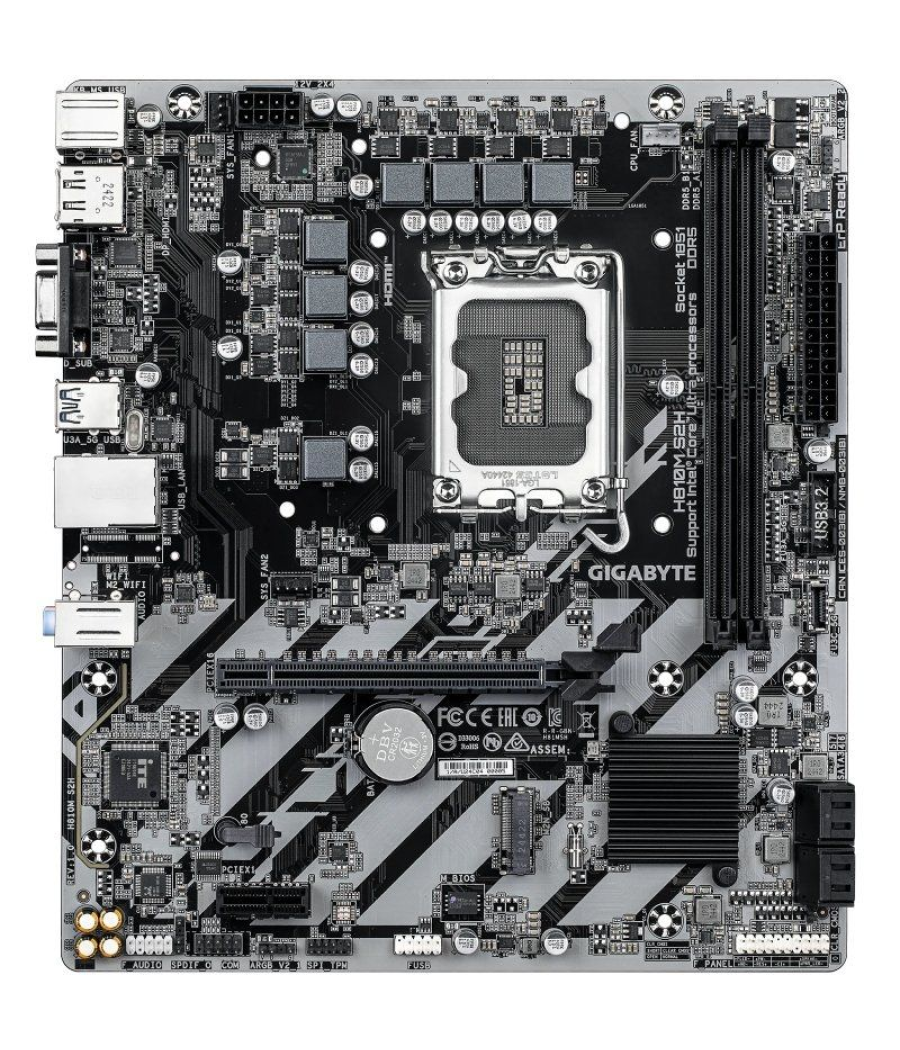Placa base gigabyte h810m s2h socket 1851/ micro atx