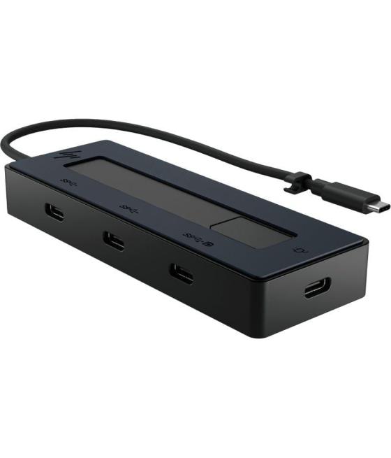 Docking usb tipo-c hp 6g843aa/ 3xusb tipo-c/ 1xusb tipo-c pd/ negro y azul