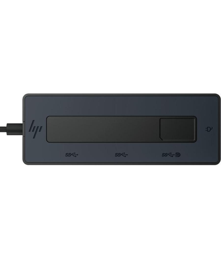 Docking usb tipo-c hp 6g843aa/ 3xusb tipo-c/ 1xusb tipo-c pd/ negro y azul