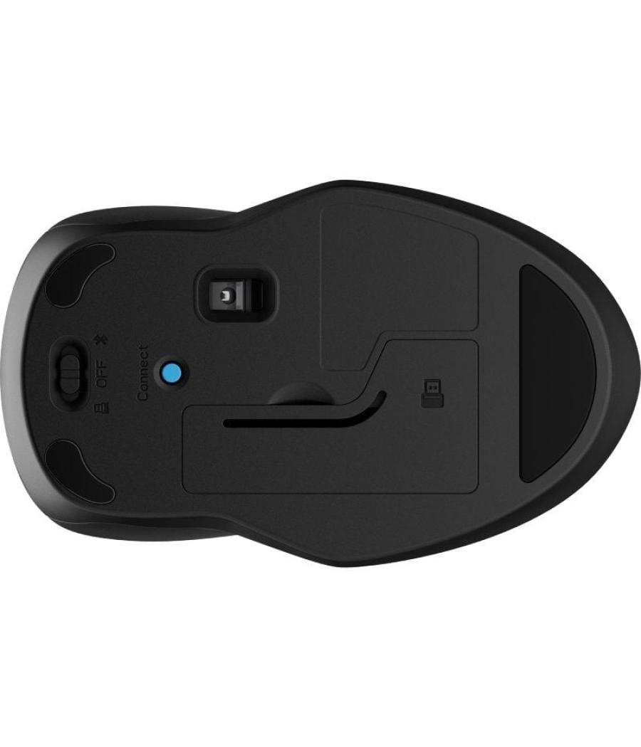 Ratón inalámbrico hp 225 dual/ hasta 1600 dpi/ negro