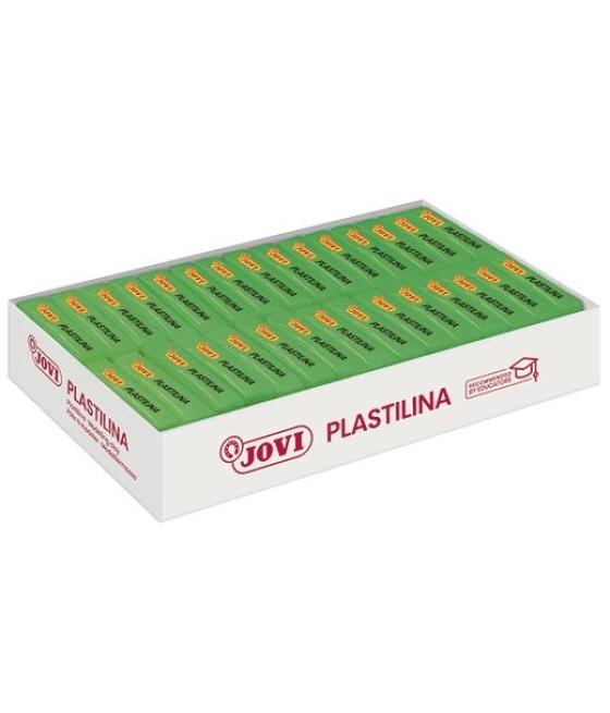 Jovi plastilina pastilla 50gr verde claro caja 30 ud