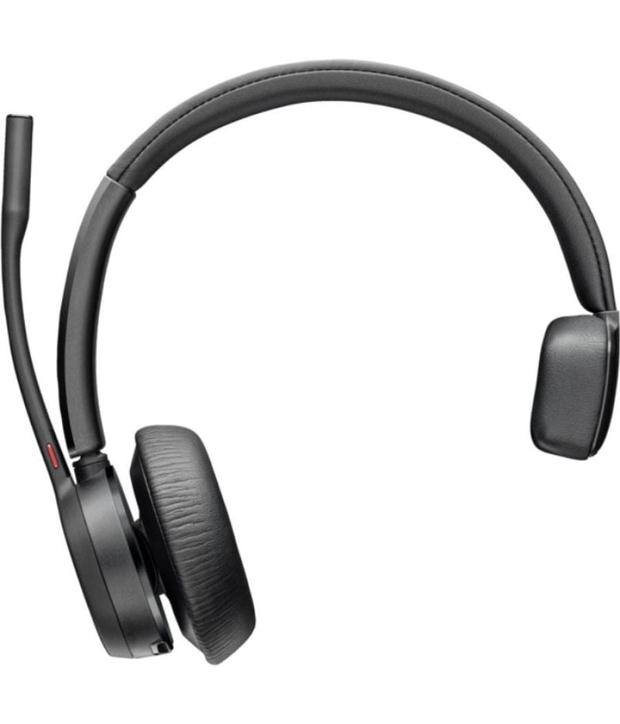 Auricular inalámbrico poly voyager 4310 para microsoft teams + adaptador bt700/ con micrófono/ bluetooth/ negro