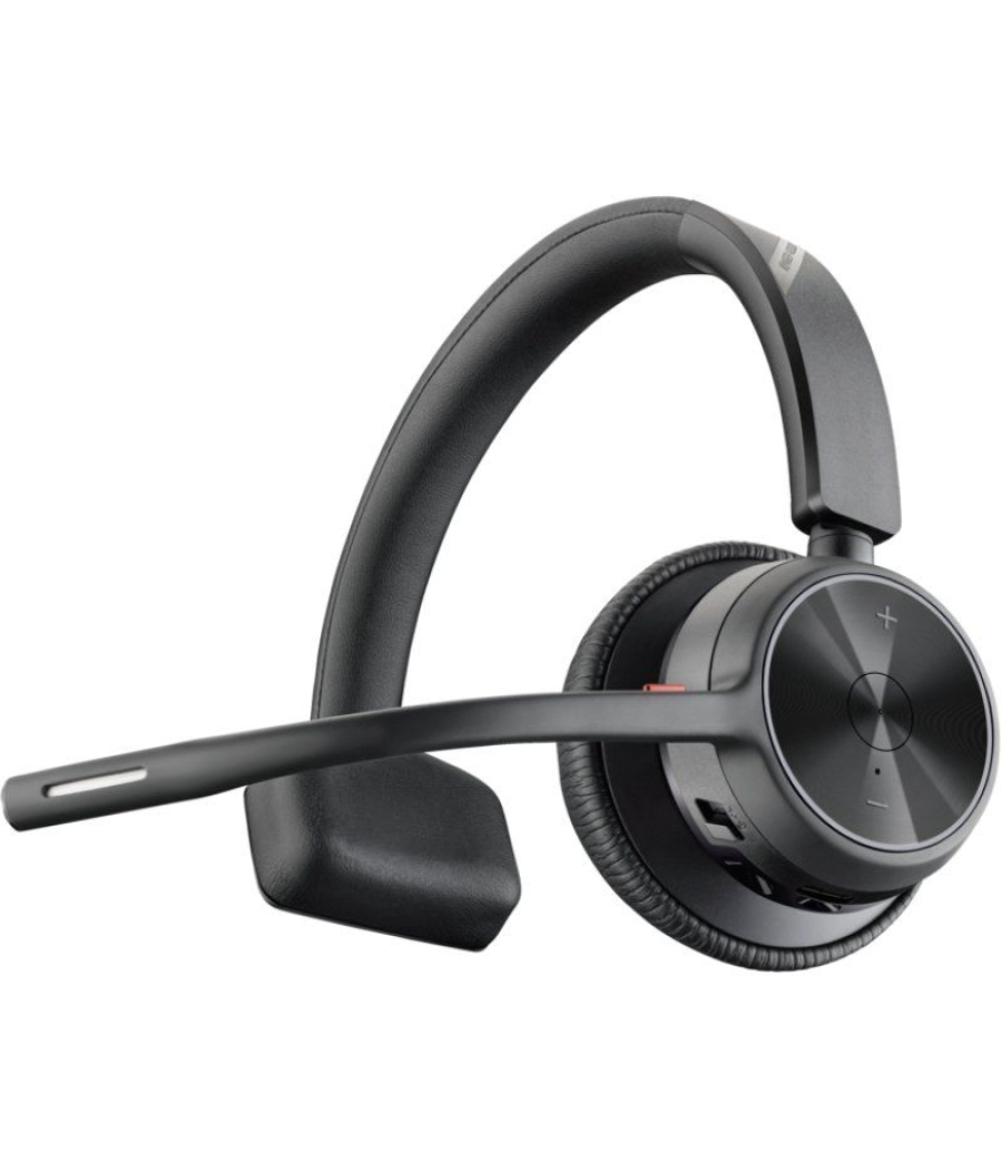 Auricular inalámbrico poly voyager 4310 para microsoft teams + adaptador bt700/ con micrófono/ bluetooth/ negro