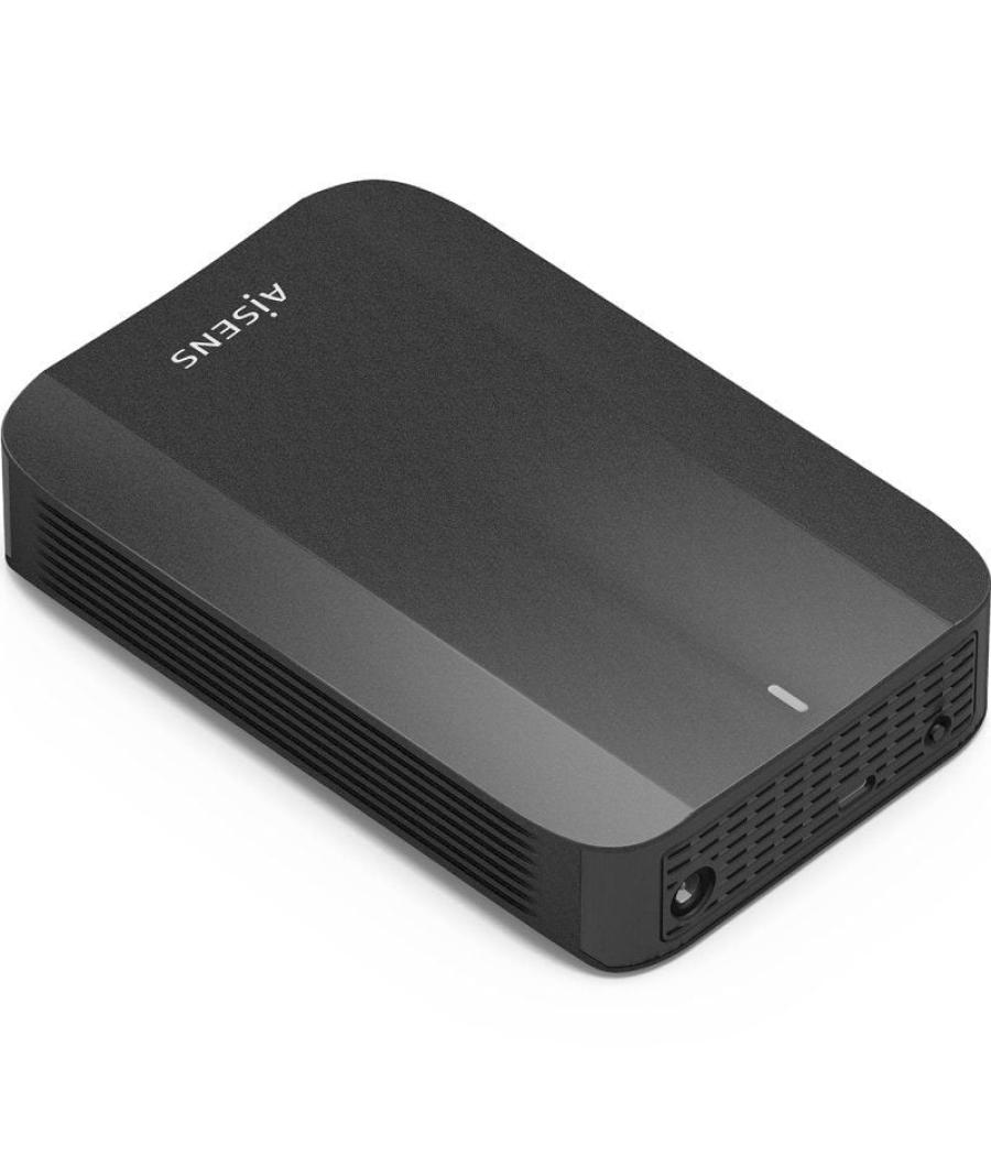 Caja externa para disco duro de 3.5' aisens ase-3535b/ usb 3.1