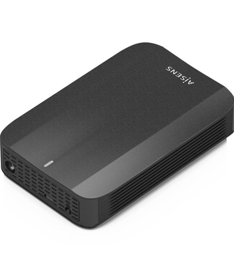 Caja externa para disco duro de 3.5' aisens ase-3535b/ usb 3.1