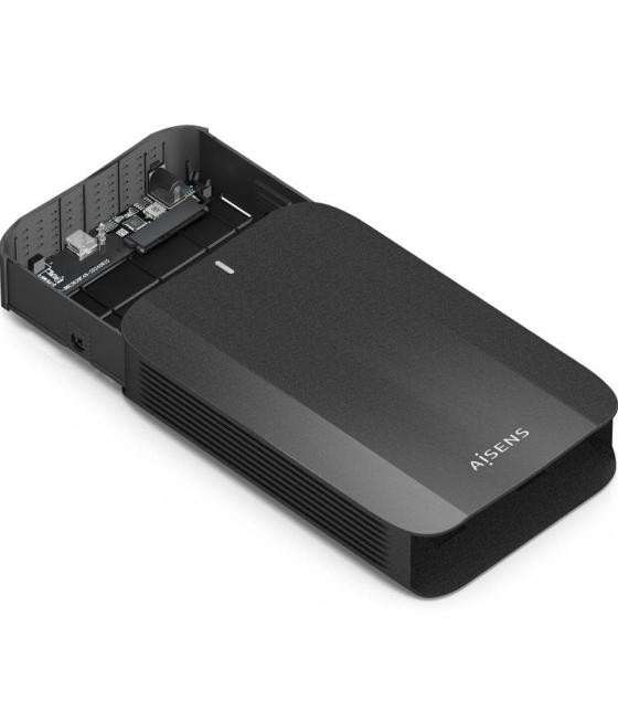 Caja externa para disco duro de 3.5' aisens ase-3535b/ usb 3.1