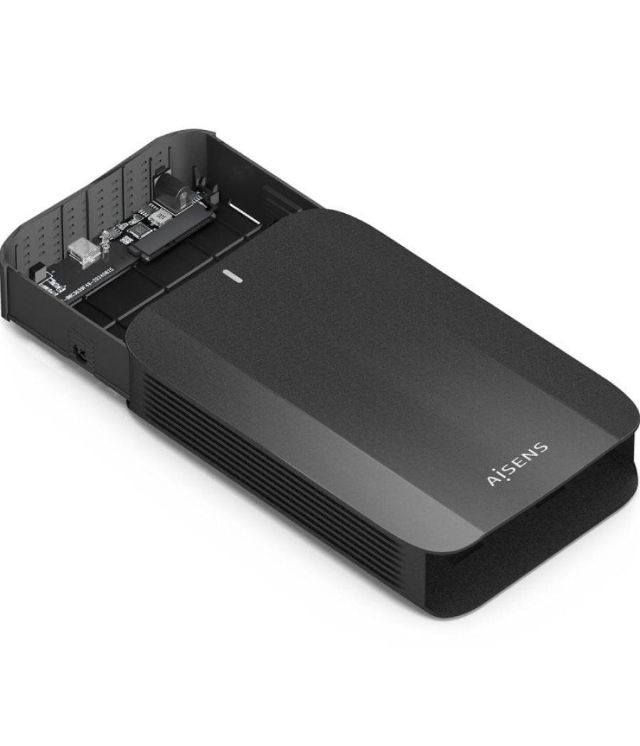 Caja externa para disco duro de 3.5' aisens ase-3535b/ usb 3.1