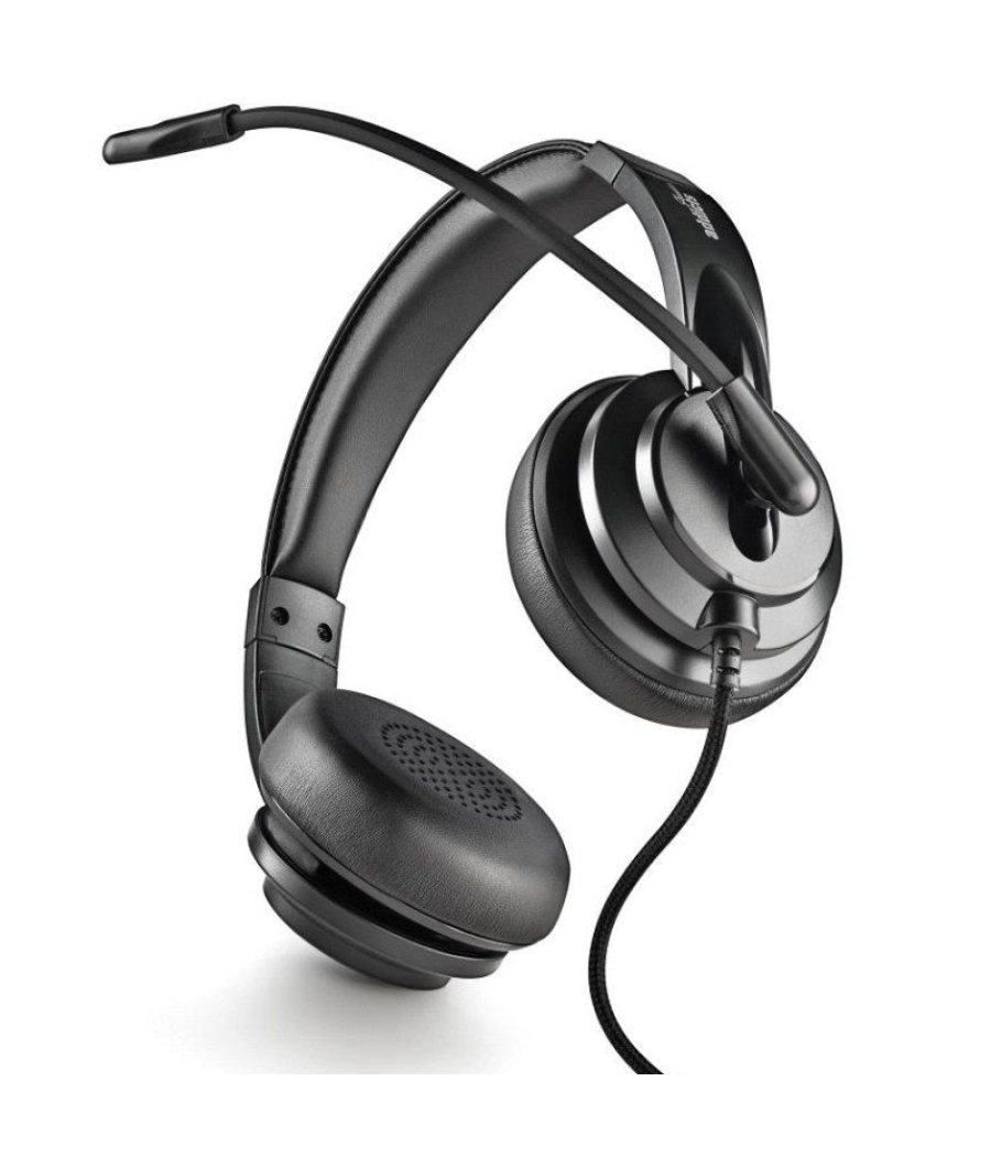 Auriculares ngs vox605 usb/ con micrófono/ usb/ negros