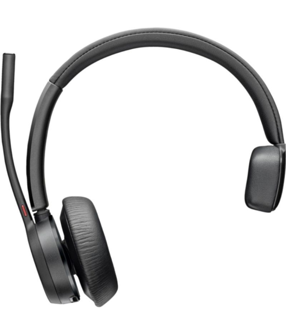 Auricular inalámbrico poly voyager 4310 + adaptador bt700/ con micrófono/ bluetooth/ negro