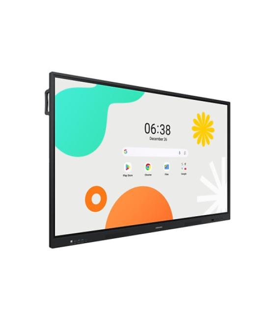 Samsung lh75wafwlgcxen pizarra blanca interactiva 190,5 cm (75") 3840 x 2160 pixeles pantalla táctil negro
