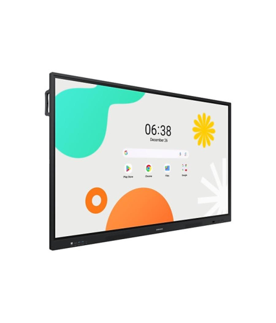 Samsung lh75wafwlgcxen pizarra blanca interactiva 190,5 cm (75") 3840 x 2160 pixeles pantalla táctil negro