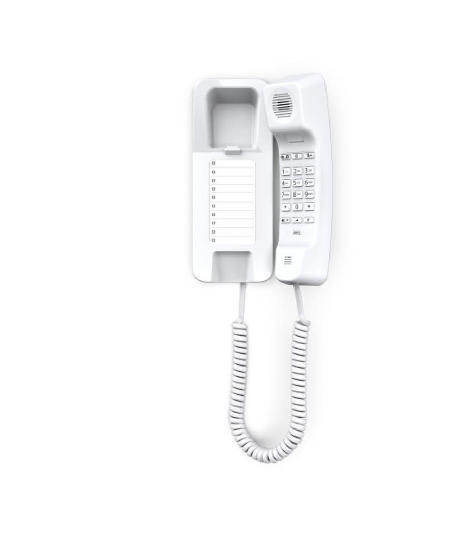 Gigaset desk 200 teléfono analógico blanco