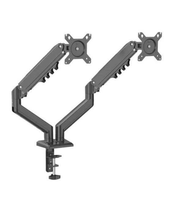 Nilox soporte de mesa giratorio e inclinable 2 brazos articulado hasta 32 negro