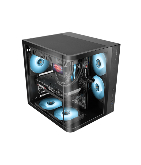Caja semitorre atx mc-curv negro mars gaming