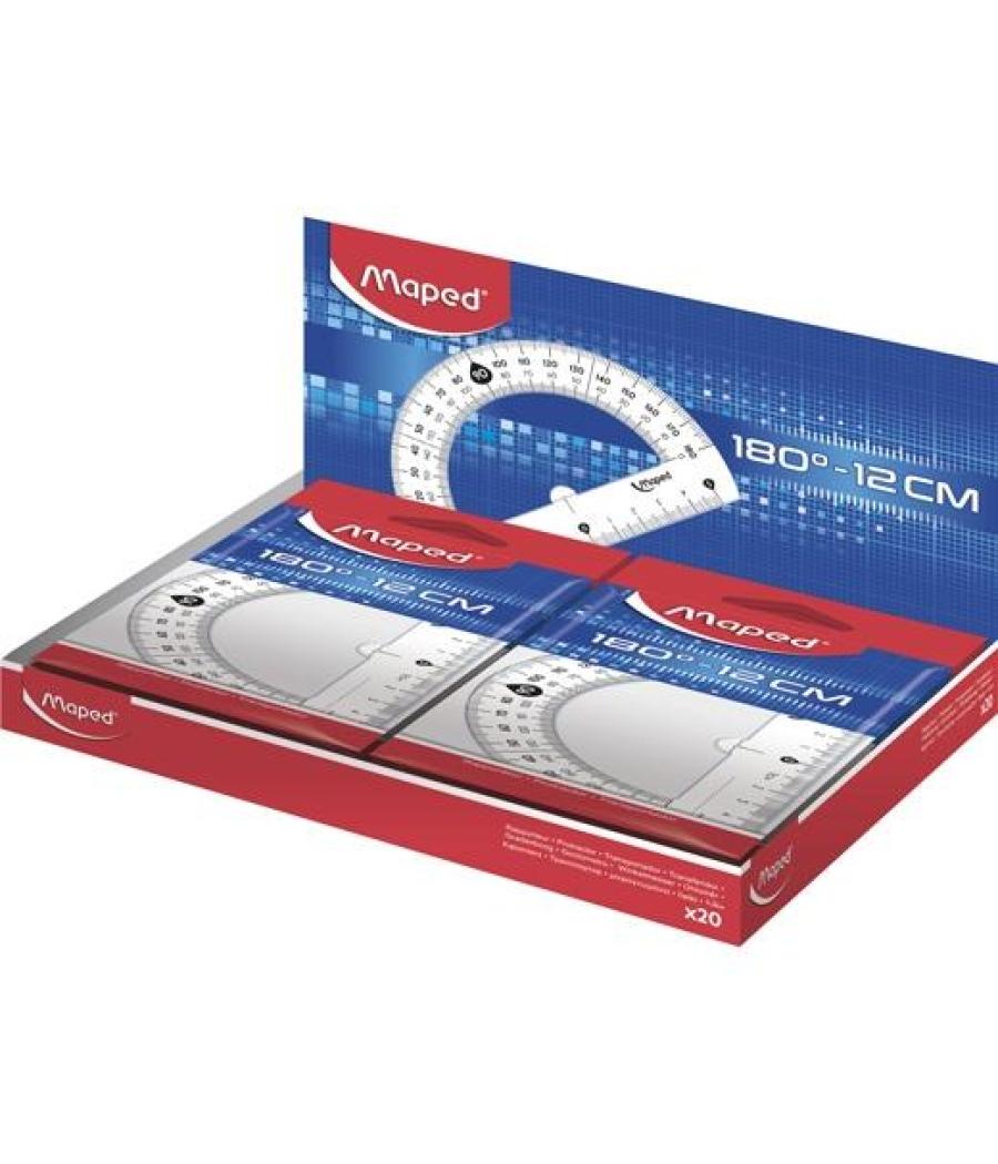 Maped transportador 180º base 12cm