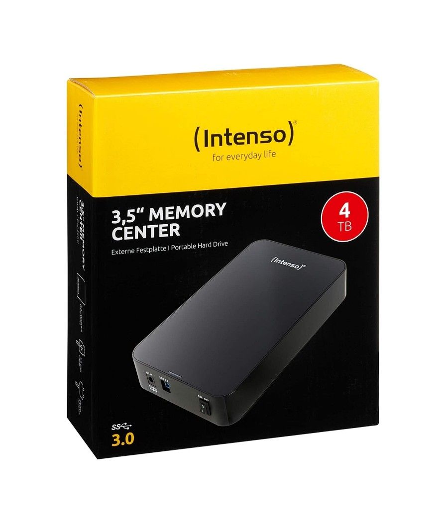 Intenso HD 6031512 4TB 3.5" USB 3.0 Negro - Imagen 2