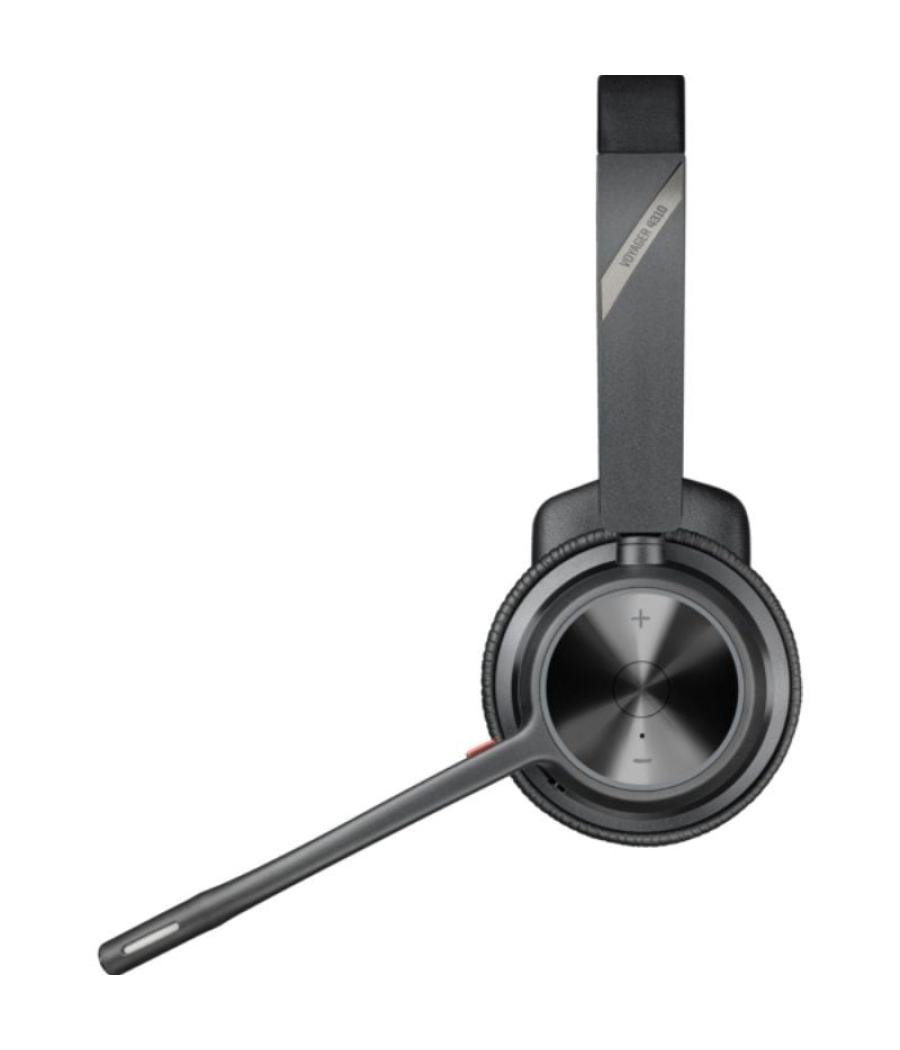 Auricular inalámbrico poly voyager 4310 + adaptador bt700 + base de carga/ con micrófono/ bluetooth/ negro