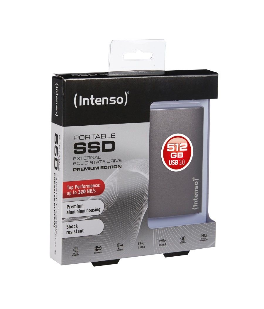 Intenso External SSD 512GB Premium Edition 1.8" - Imagen 2