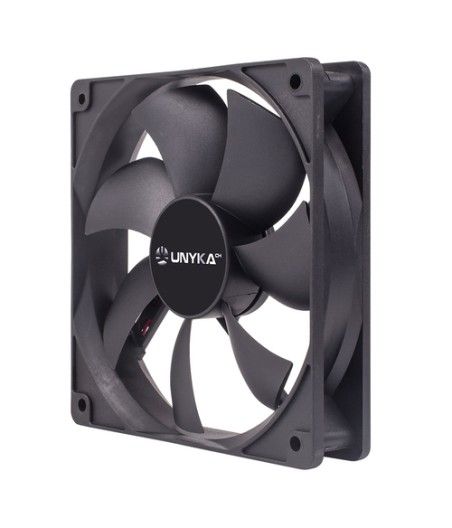 UNYKAch 51800 ventilador de PC Carcasa del ordenador 12 cm Negro - Imagen 1