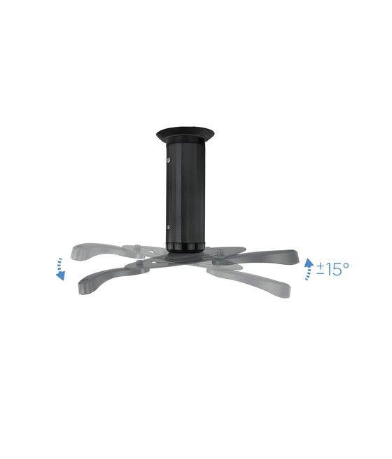 TooQ SOPORTE UNIVERSAL DE TECHO GIRATORIO 360º PARA PROYECTOR NEGRO - Imagen 4